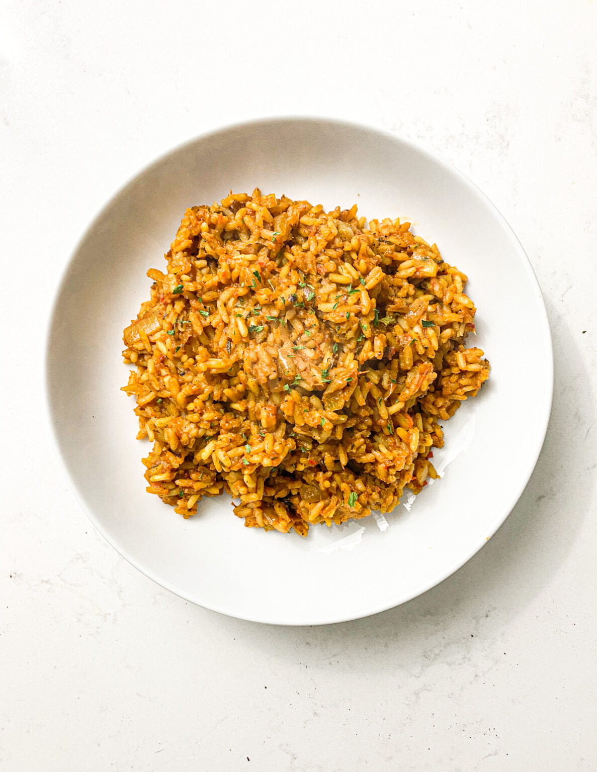 Jollof Rice Without Tomato Paste Less than 300 Calories